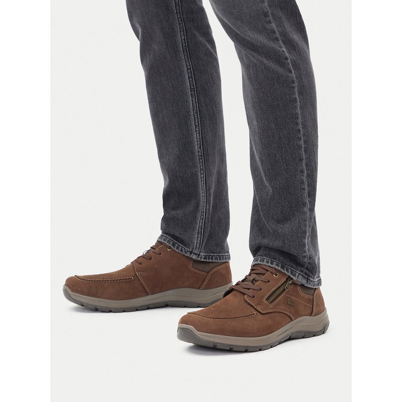 Halbschuhe Rieker 03601-22 Braun
