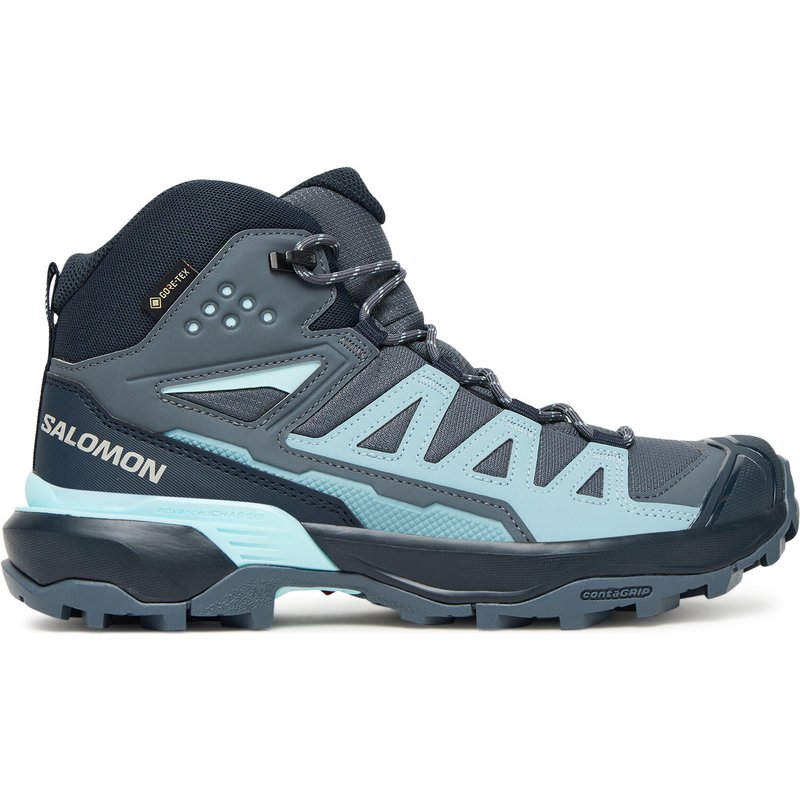 Trekkingschuhe Salomon X Ultra 360 Mid Gore-Tex L47745100 Grün