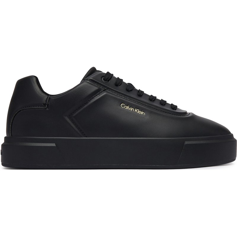 Sneakers Calvin Klein Basket Cups Oxf Lup Hf Lth YM0YM01452 Schwarz