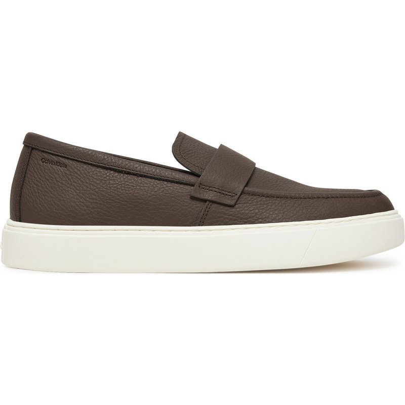 Sneakers Calvin Klein Moccasin Lth Unlined HM0HM01813 Braun