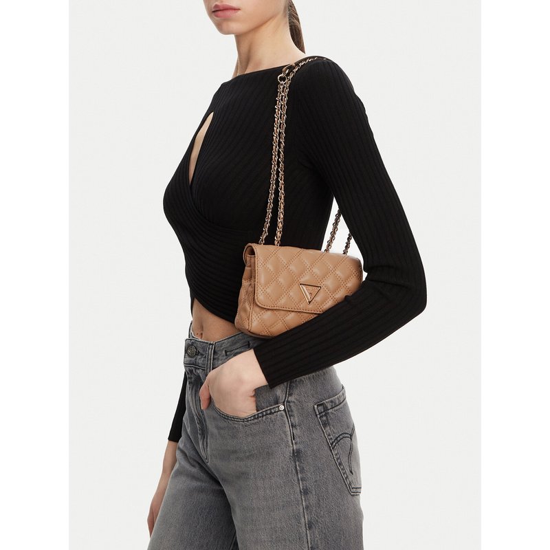 Handtasche Guess HWQG87 48740 Beige