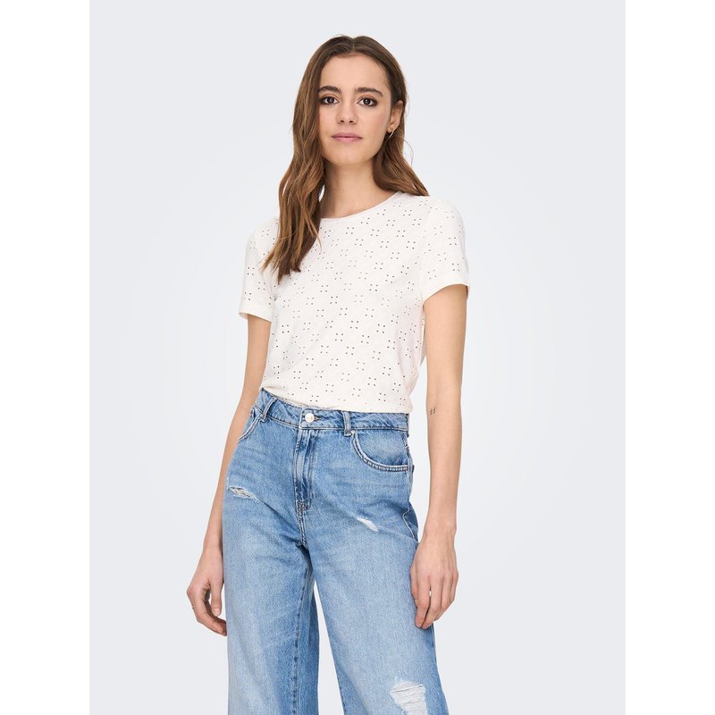 JDY T-Shirt 15158450 Weiß Regular Fit