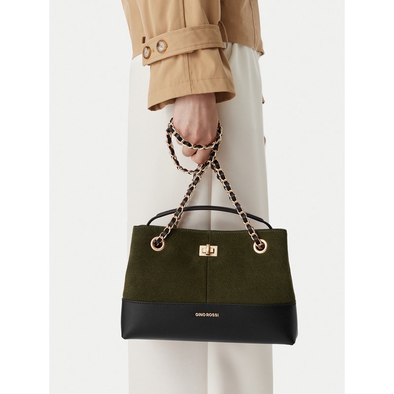 Handtasche GINO ROSSI EO-LA370-5920 Khakifarben