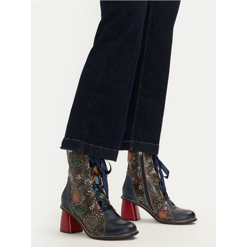 Stiefeletten Laura Vita Evcao 311 Blau