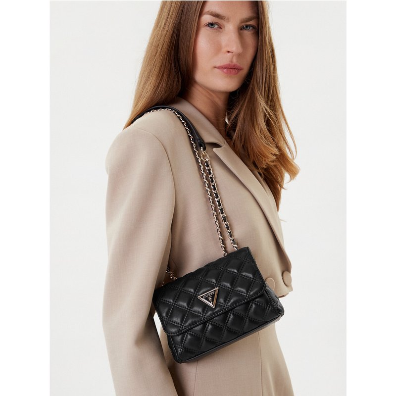 Handtasche Guess Giully II Mini HWQG96 73740 Schwarz