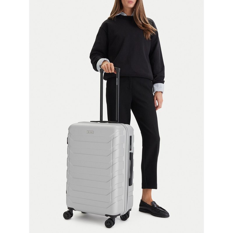 Mittlerer Koffer GINO ROSSI CEO-GIN-M-003-05-SILVER Silberfarben