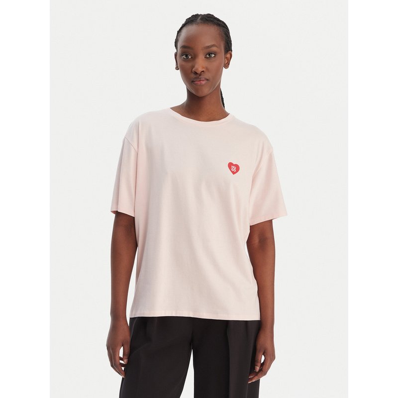 HUGO T-Shirt 50556981 Hellrosa Regular Fit