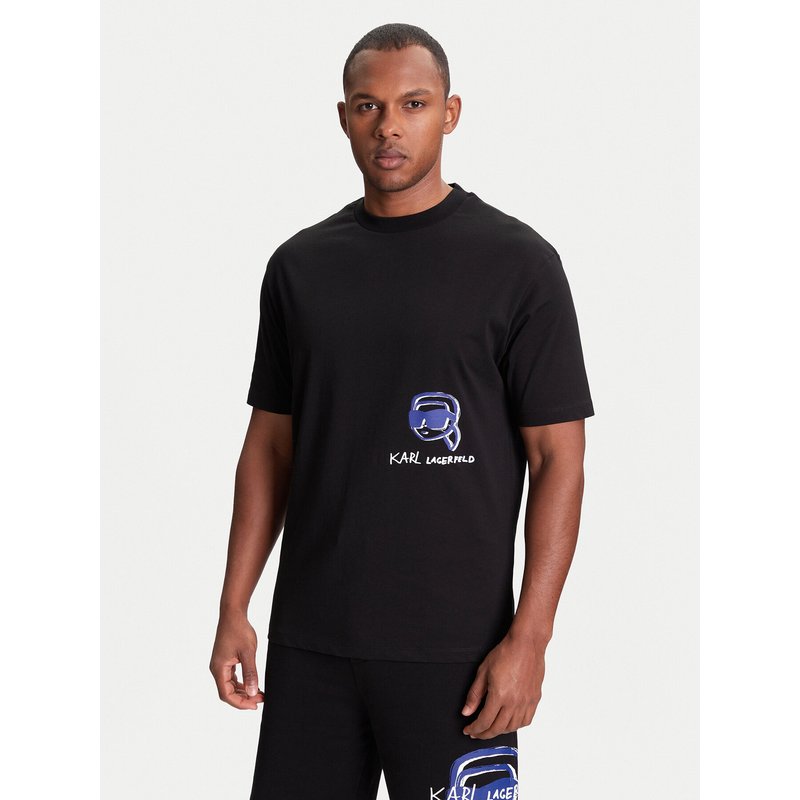 KARL LAGERFELD T-Shirt 755144 553225 Schwarz Regular Fit