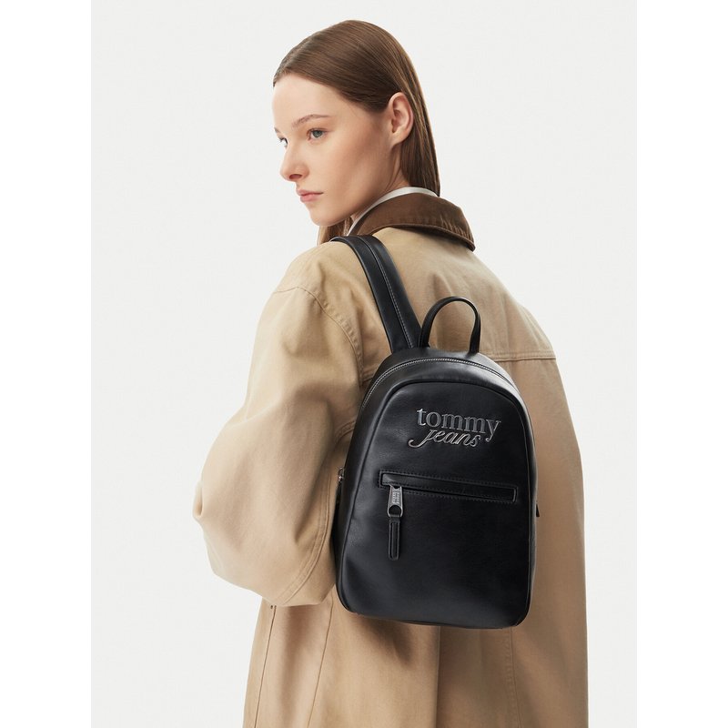 Rucksack Tommy Jeans Tjw Bold Backpack AW0AW18766 Schwarz