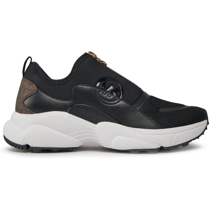 Sneakers MICHAEL Michael Kors Sami Zip Trainer 43H3SMFSHD Schwarz