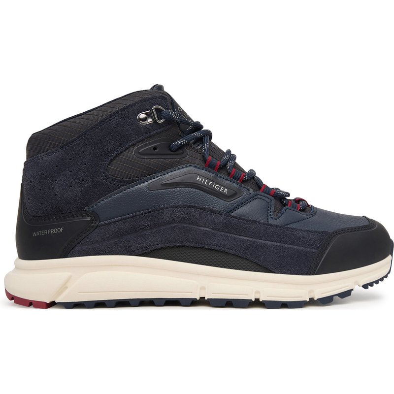 Sneakers Tommy Hilfiger Hilfiger Wp Mix Chukka Runner FM0FM06022 Dunkelblau