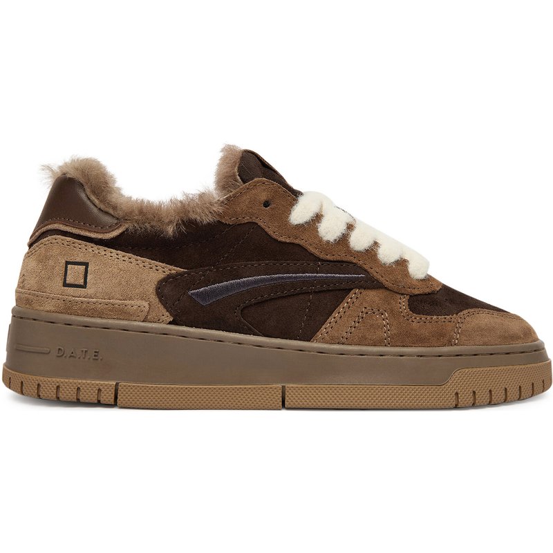 Sneakers D.A.T.E. Torneo Pure Fur Mono W431-TPF-MN Braun