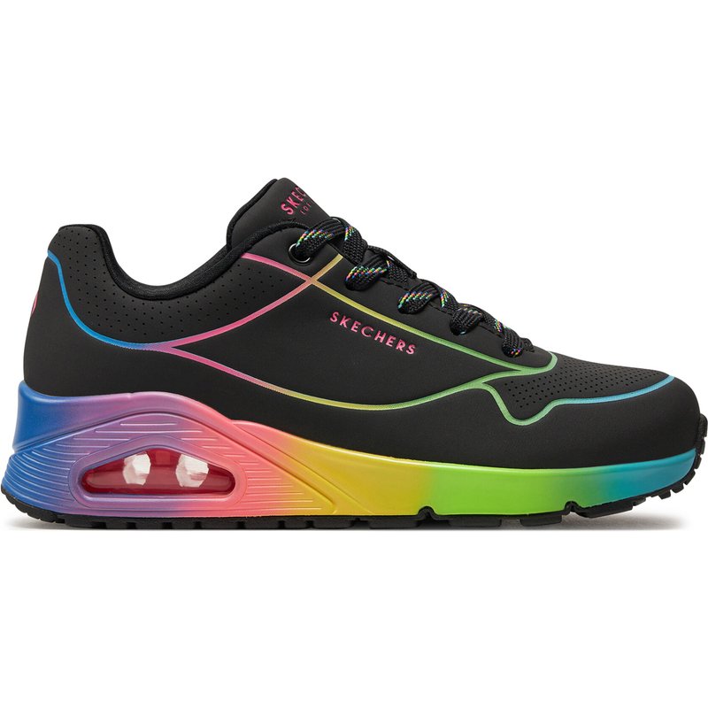 Sneakers Skechers Uno Pop Of Sunshine 155148/BKMT Schwarz