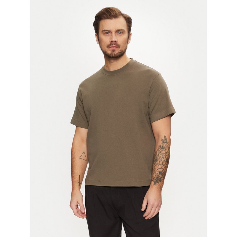 Jack & Jones T-Shirt Urban Edge 12254412 Khakifarben Loose Fit