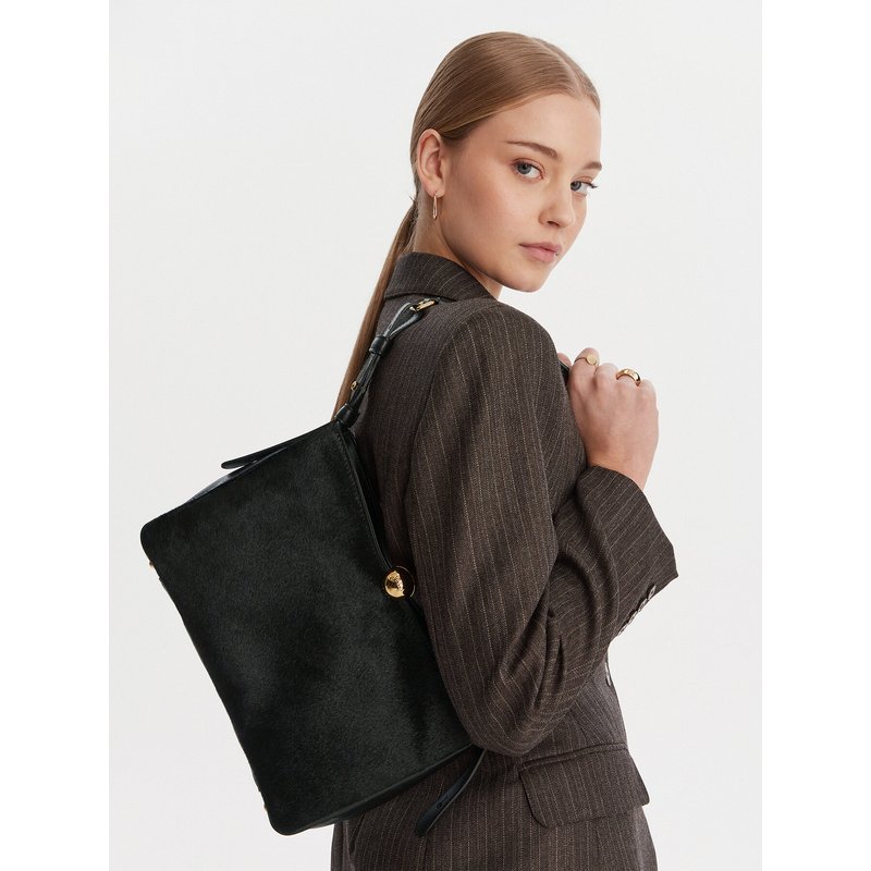 Handtasche Furla Sfera Soft M WB01403 BX4461 IT O6000 Schwarz