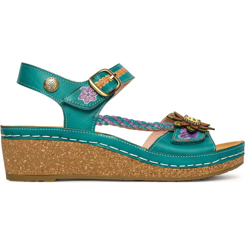 Sandalen Laura Vita Facscineo 09 Türkisfarben