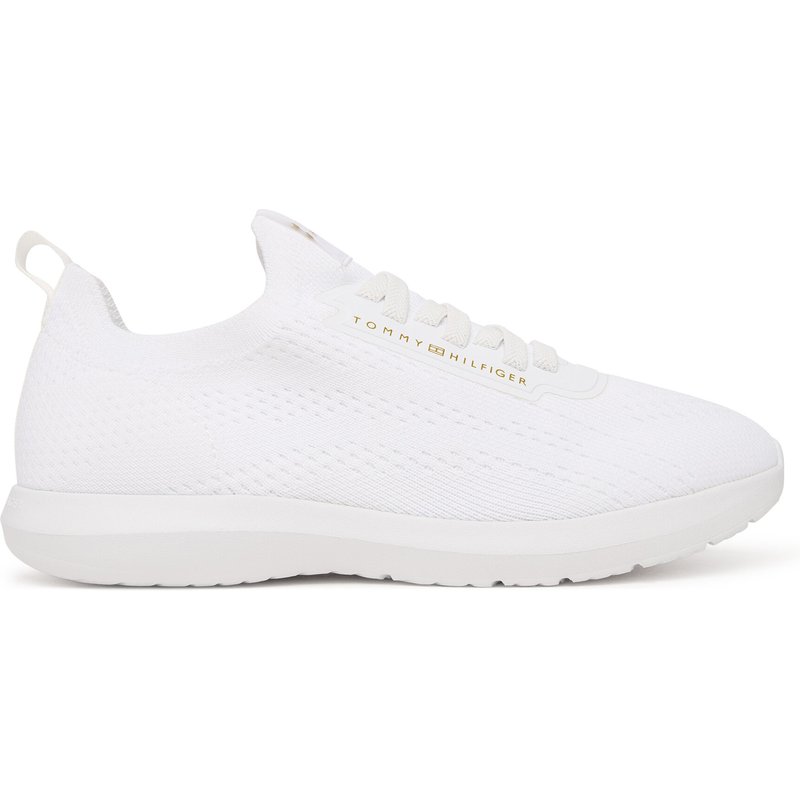 Sneakers Tommy Hilfiger Knit Extralight Runner FW0FW09112 Weiß