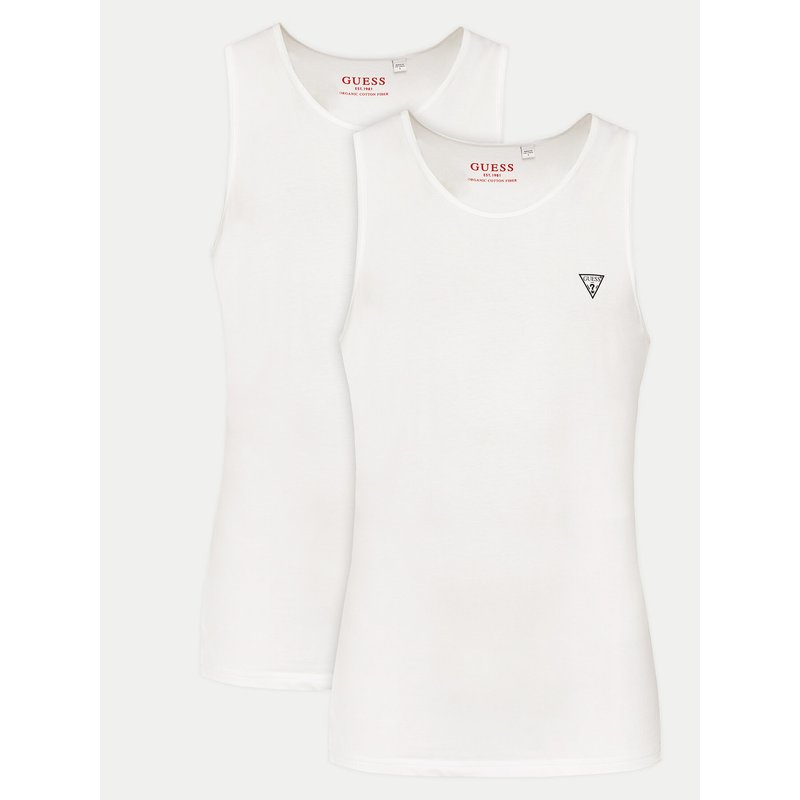 Guess Tanktop-Set U97G15 KCD31 Weiß Regular Fit