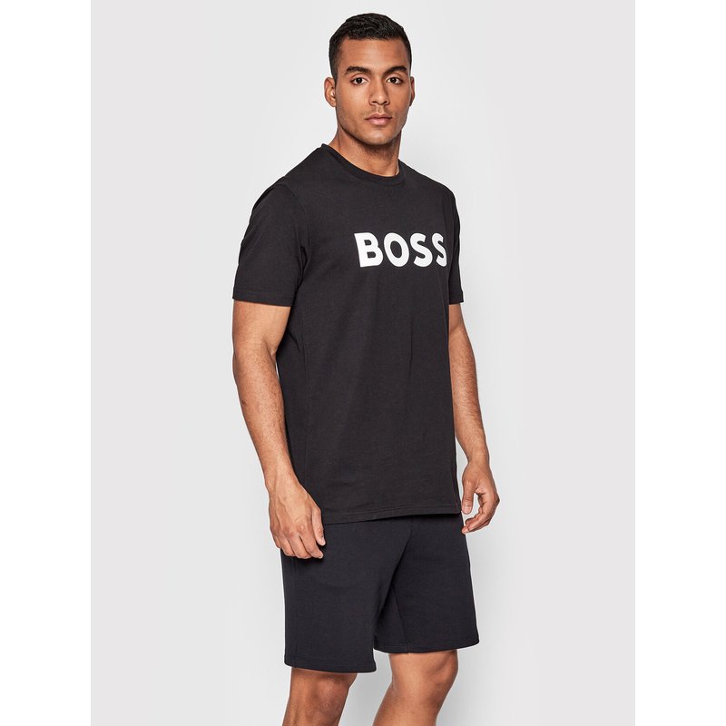Boss T-Shirt Thinking 1 50481923 Schwarz Regular Fit