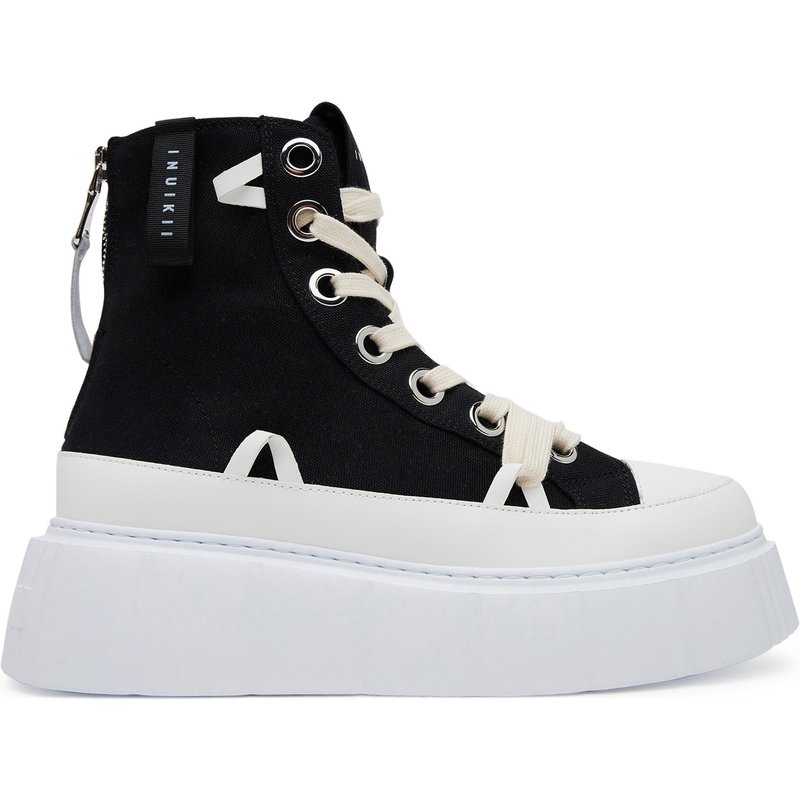 Sneakers aus Stoff Inuikii Matilda Canvas High 30103-025 Schwarz