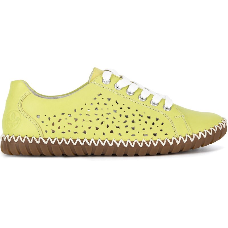 Halbschuhe Rieker M2824-52 Grün