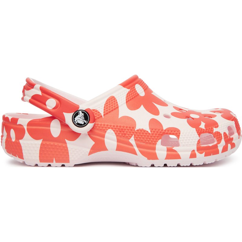 Pantoletten Crocs Classic Pop Petals Clog 214090 Rosa