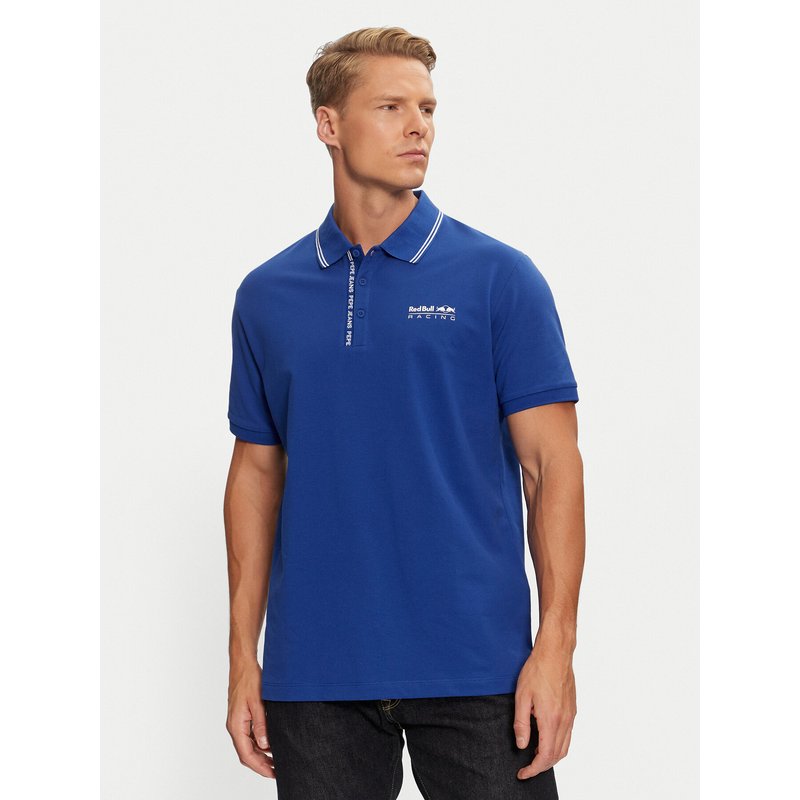 Pepe Jeans Poloshirt Red Bull Racing RM540001 Blau Regular Fit