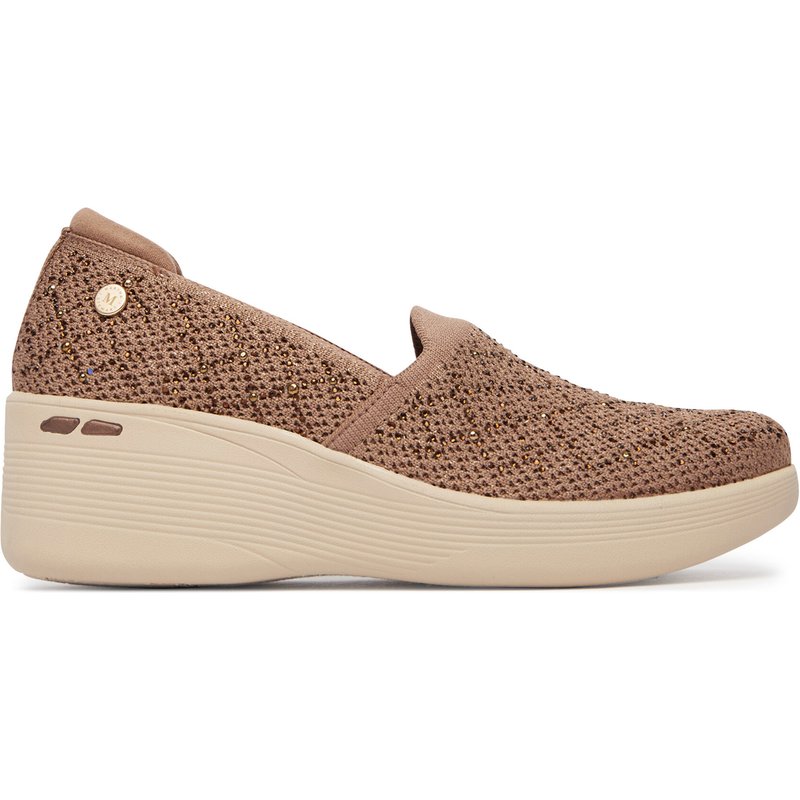 Halbschuhe Skechers Martha Stewart: Pier-Lite - My Reflection 188019/MOC Braun