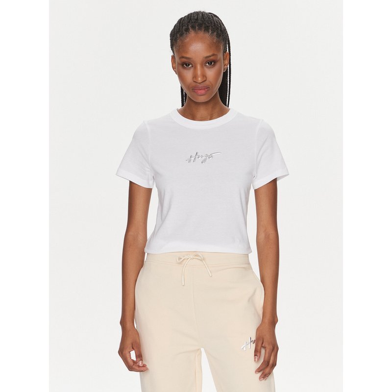 Hugo T-Shirt Classic 50508289 Weiß Regular Fit