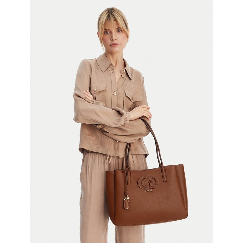 Handtasche Guess Isola HWBG9 905230 Braun
