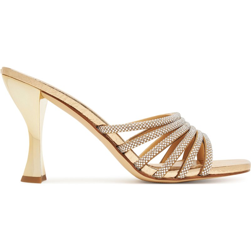 Pantoletten MICHAEL Michael Kors klapki 40T5HSHS4S Goldfarben