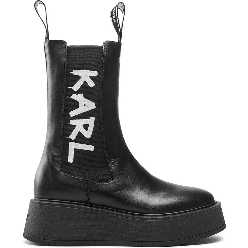 Klassische Stiefeletten KARL LAGERFELD KL42460 Schwarz