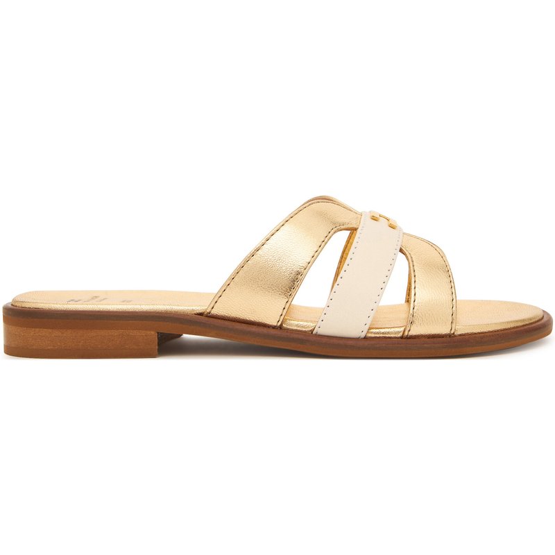Pantoletten Elisabetta Franchi F4A2-E0558-1735 S Goldfarben