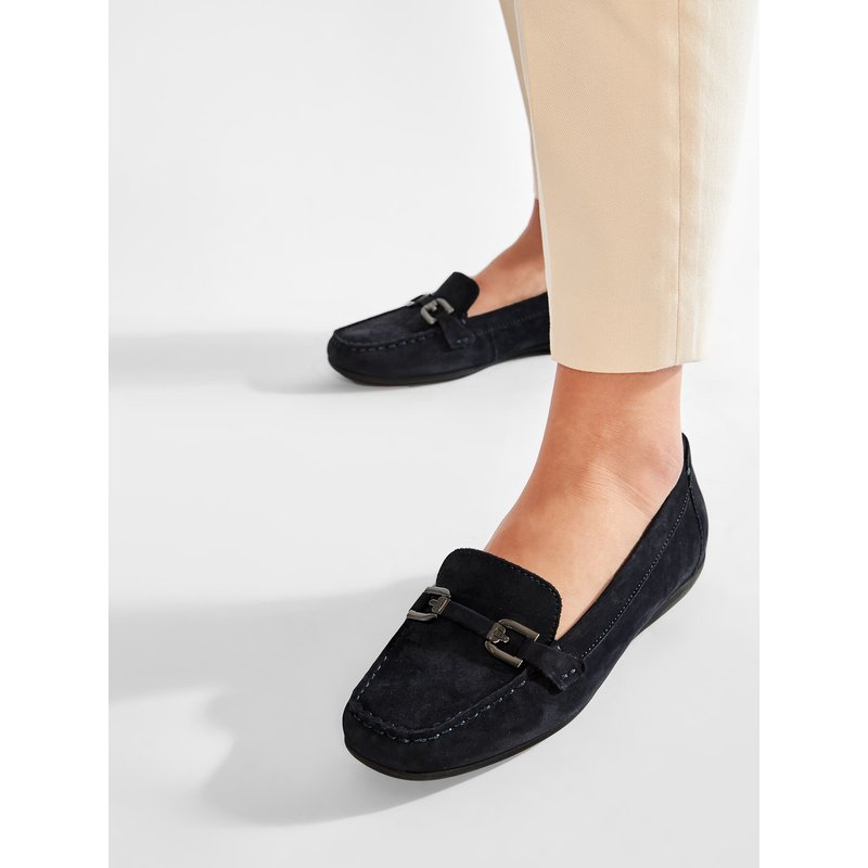 Mokassins Geox D Annytah Moc A D84BMA 00032 C4007 Dunkelblau