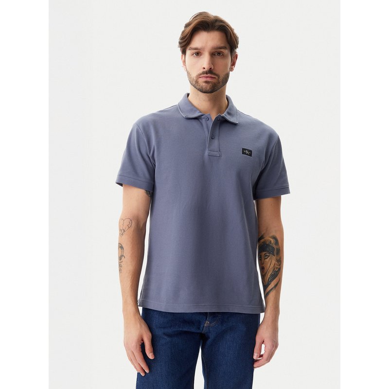 Calvin Klein Jeans Poloshirt J30J327040 Blau Regular Fit