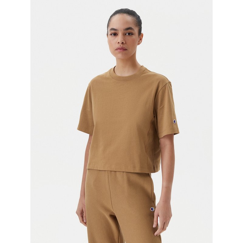 Champion T-Shirt 117874 Beige Regular Fit
