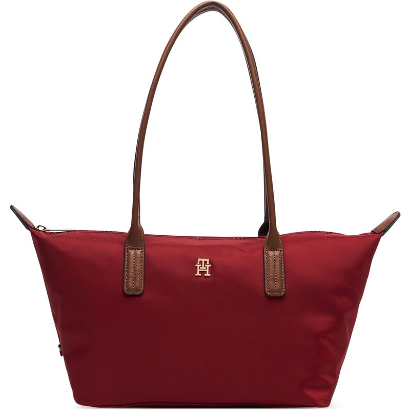 Handtasche Tommy Hilfiger Popette East West Tote AW0AW19211 Rot