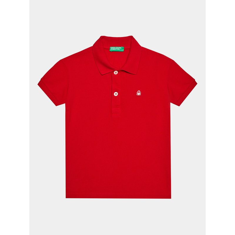 United Colors Of Benetton Poloshirt 3089C300Q Rot Regular Fit