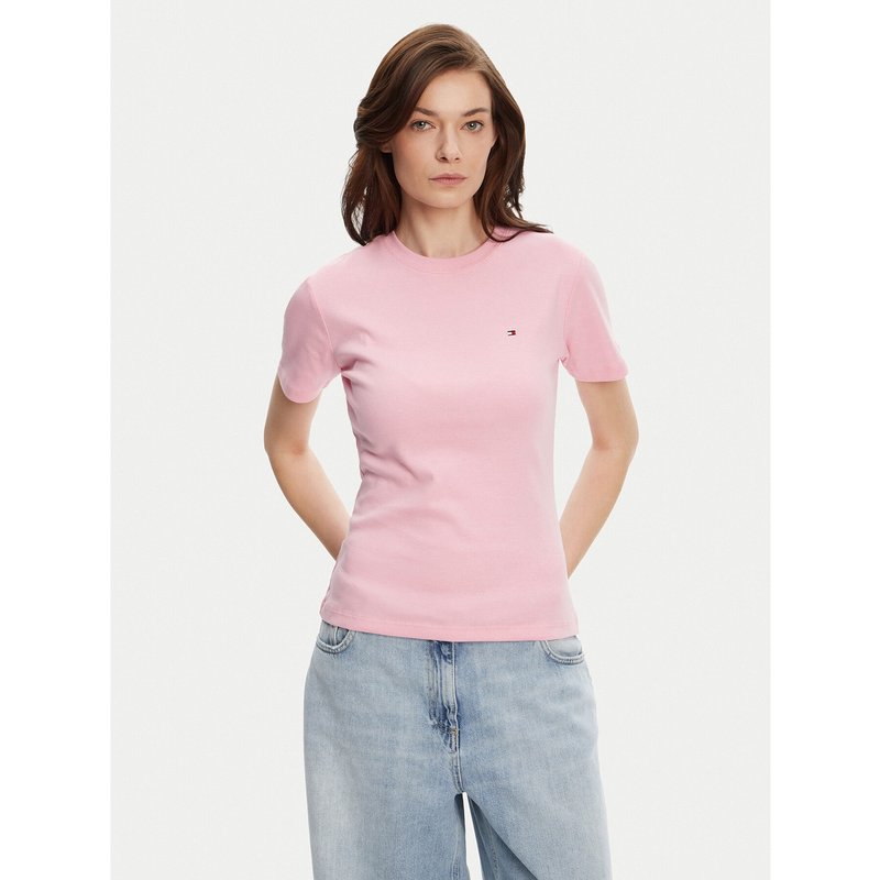 Tommy Hilfiger T-Shirt New Cody WW0WW40587 Rosa Slim Fit
