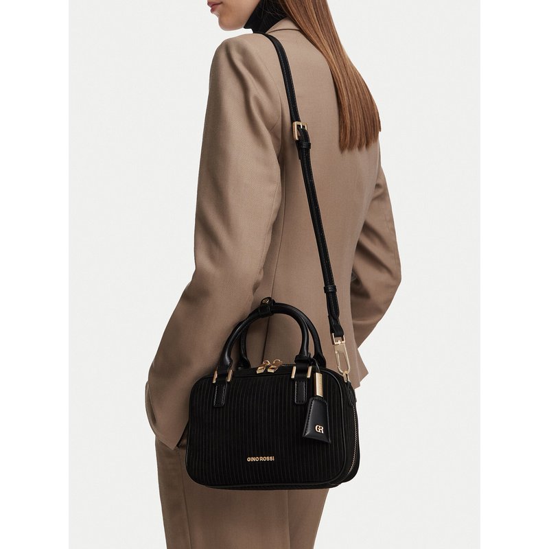 Handtasche GINO ROSSI Eo-Jalisay Schwarz