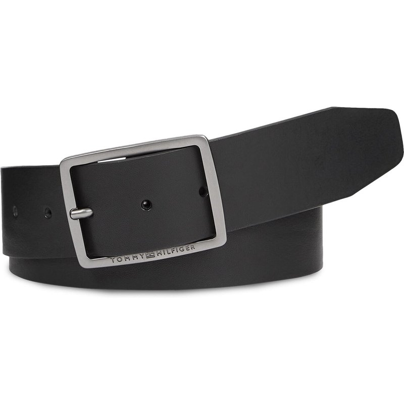 Herrengürtel Tommy Hilfiger Oliver 4.0 Ext AM0AM12299 Schwarz