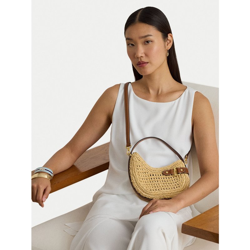 Handtasche LAUREN RALPH LAUREN 431982191001 Braun