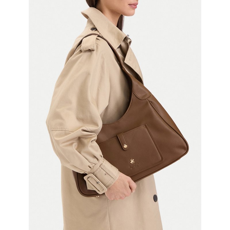 Handtasche Beverly Hills Polo Club CEO-BHPC-C-022-10 Braun