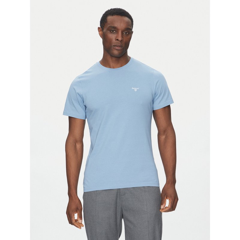 Barbour T-Shirt Essential Sports MTS0331BL33 Blau Tailored Fit