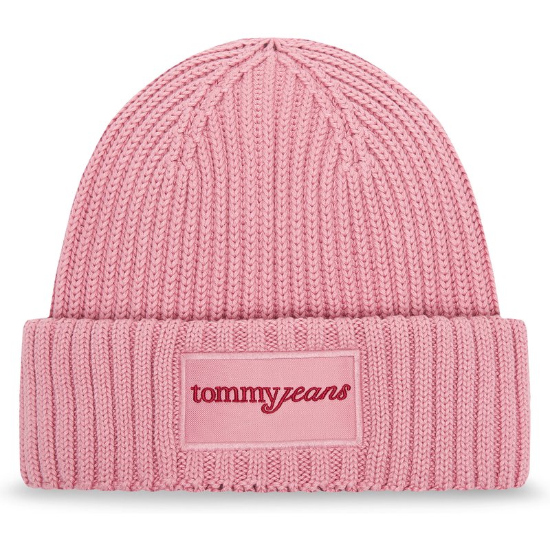 Mütze Tommy Jeans Script AW0AW17909 Rosa