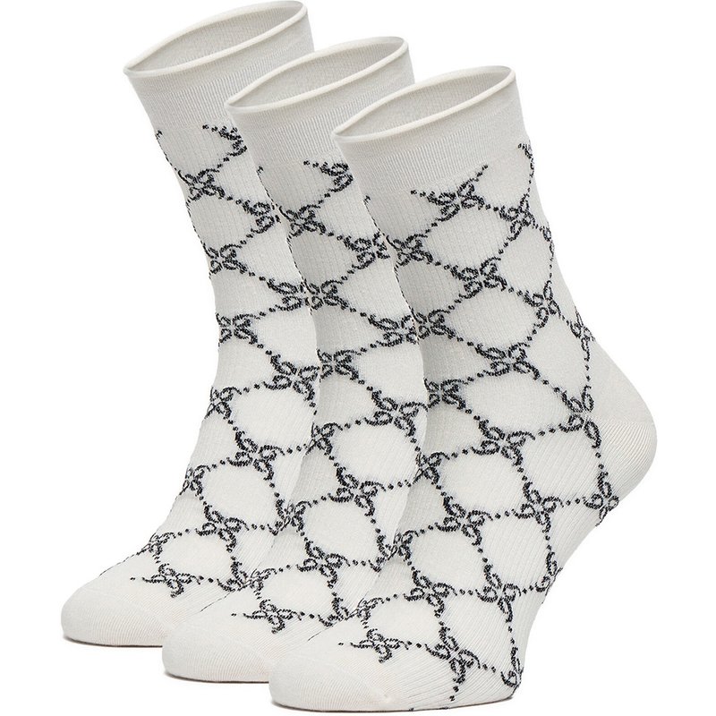 Lange Socken Nine West CEO_BR_NW_Silver_01_Z_AW25 (3 PACK) Schwarz