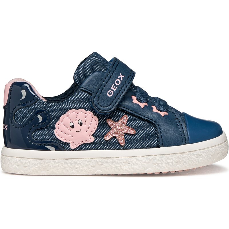 Sneakers aus Stoff Geox B Gisli Girl B651MB 00954 C4BE8 S Dunkelblau