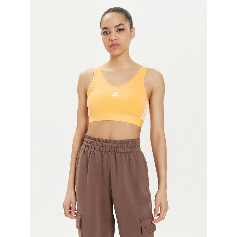 adidas Top Essentials 3-Stripes IR6110 Gelb Slim Fit