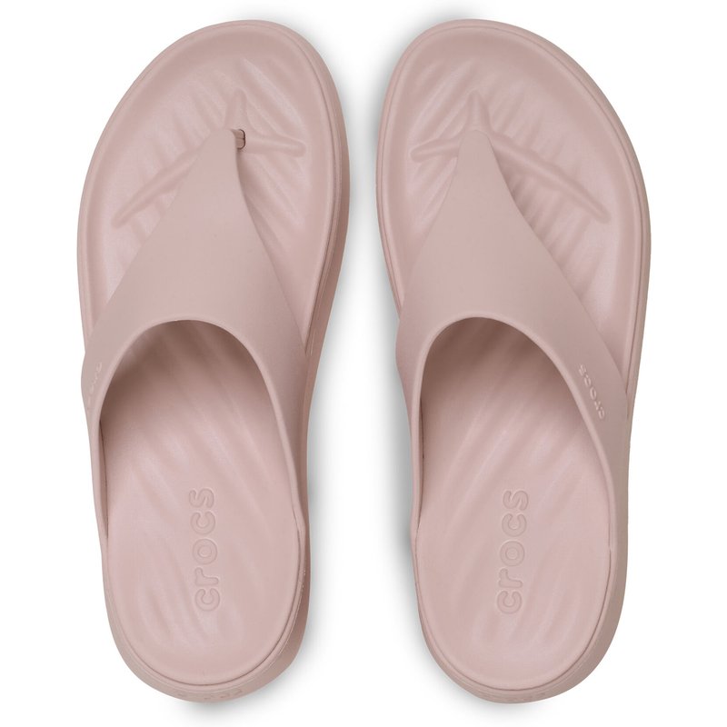 Zehentrenner Crocs Getaway Triangle Flip 212018 Rosa