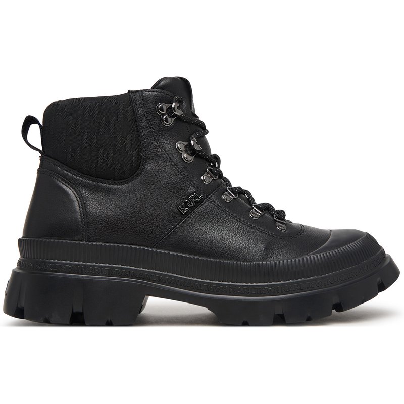 Schnürstiefeletten KARL LAGERFELD Trekka KL25246 Schwarz